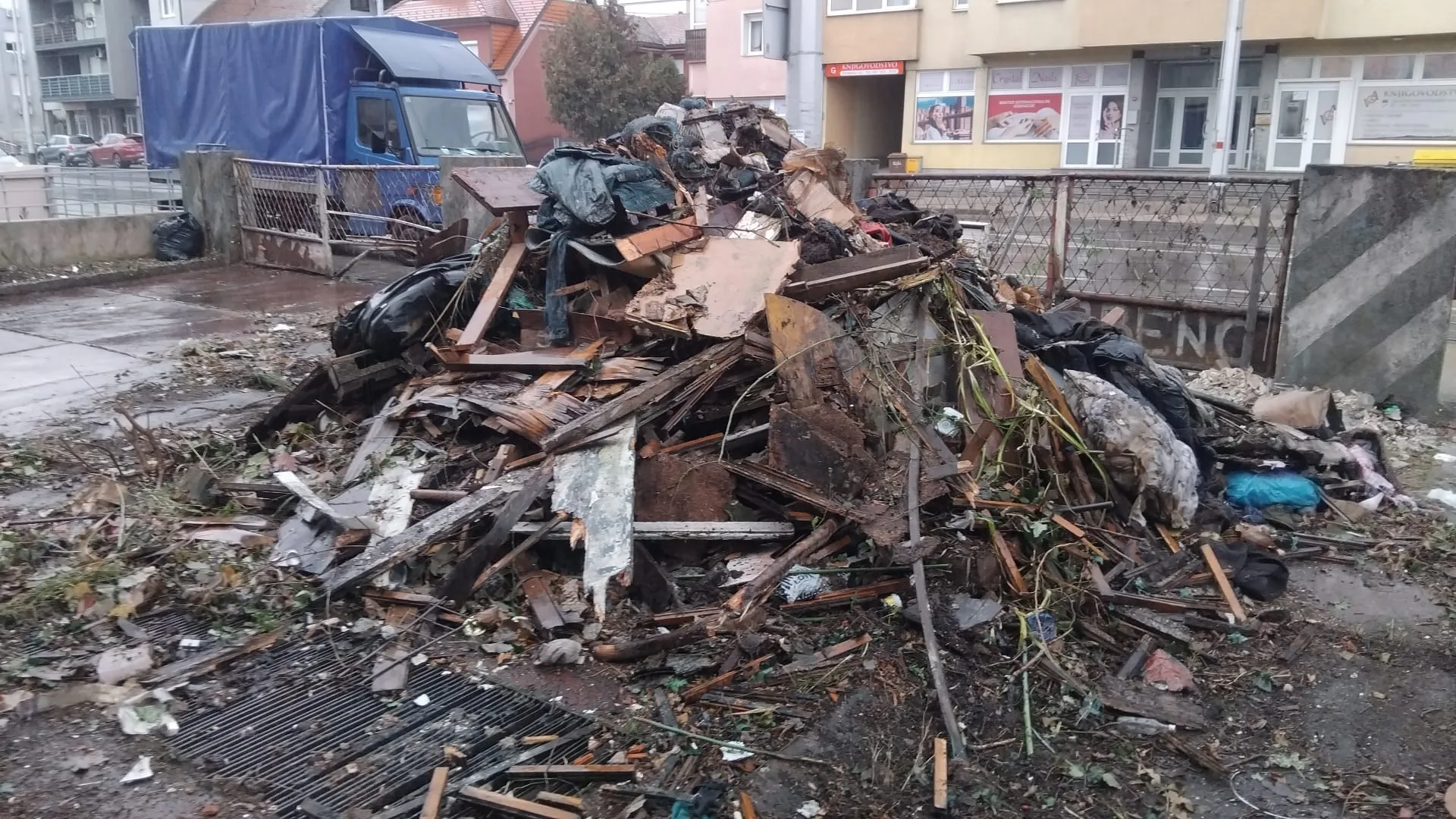 Građevinski otpad prije odvoza